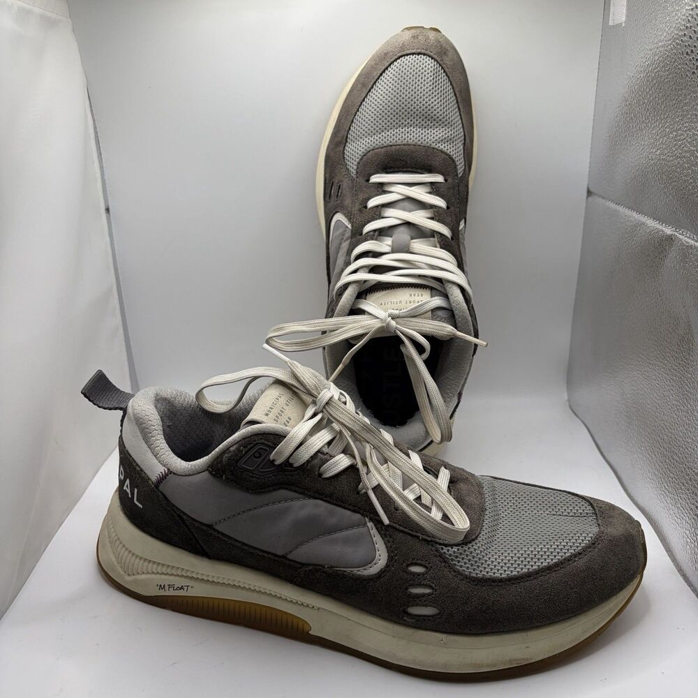 MUNICIPAL M.OG Origins Mens 12.5 Suede Gray Activewear Training Lace Gym M.Float